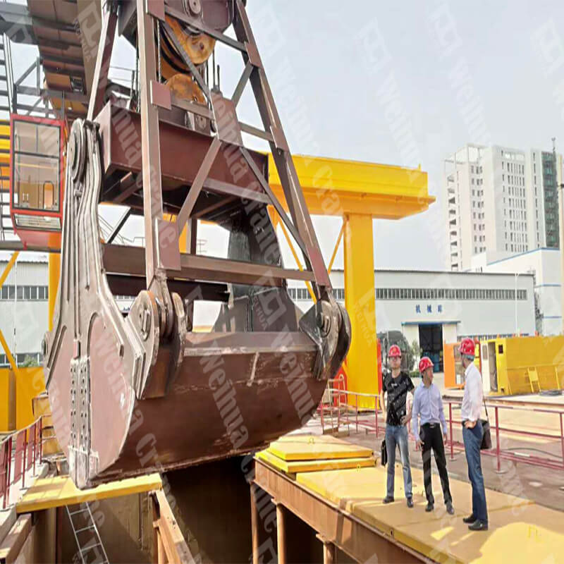 Double Girder Overhead Crane with Grab