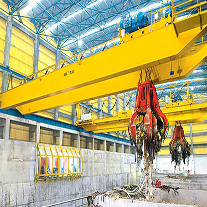 Double Girder Overhead Crane with Grab