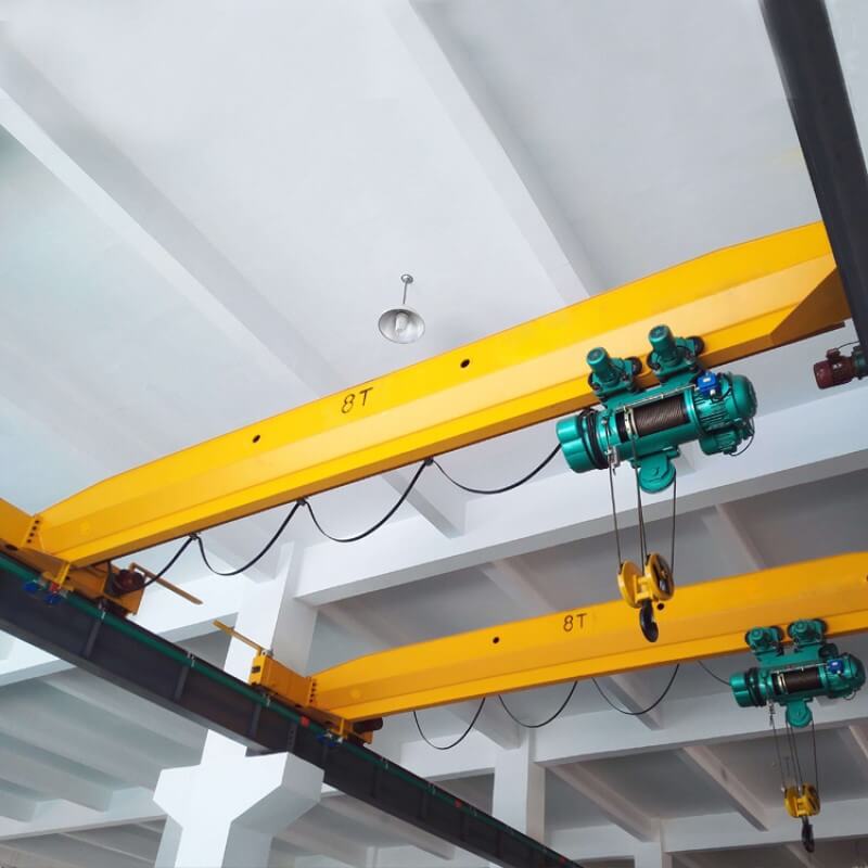 10t Single Girder Overhead Crane Lifting Equipment for Manufacturing Plant