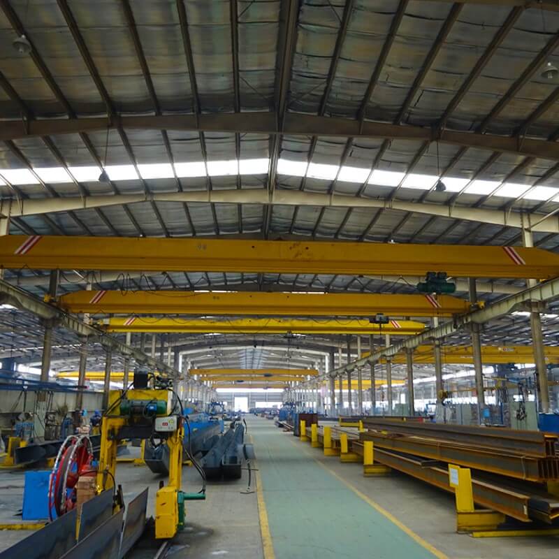 10t Single Girder Overhead Crane Lifting Equipment for Manufacturing Plant