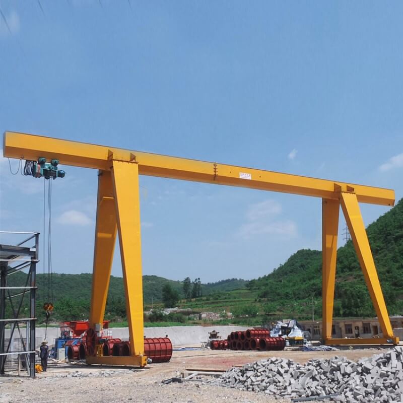 Chinese Supplier MH Type Electric Hoist 5ton Single Girder Gantry Crane