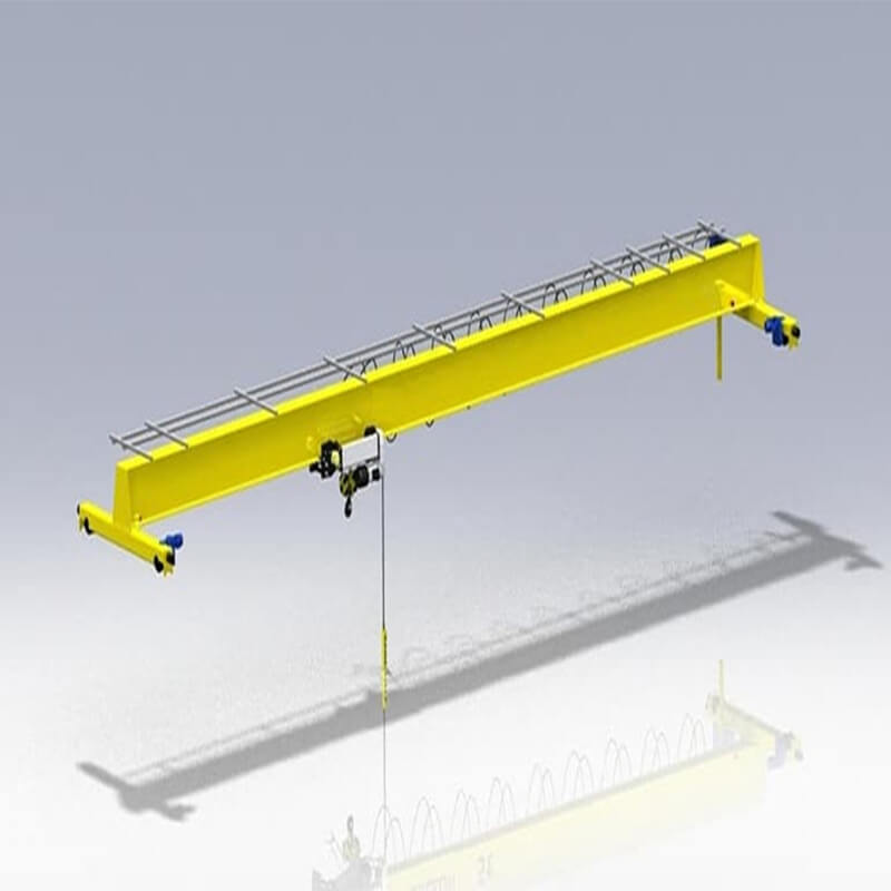 High Performance 20T European Single Girder Overhead Crane For Sale