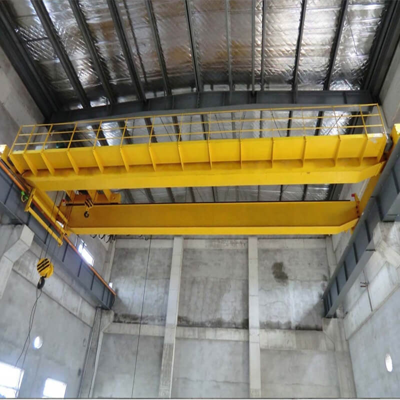 LH Model Material Handling Double Beam Top Running Overhead Crane With Trolley