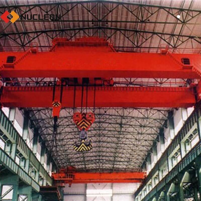 QD Type Heavy Duty Double Beam Overhead Travelling Crane With Winch Trolley