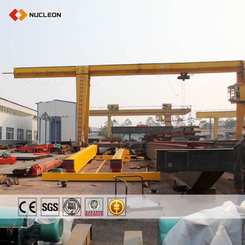 5/10/20ton single girder gantry crane for plant