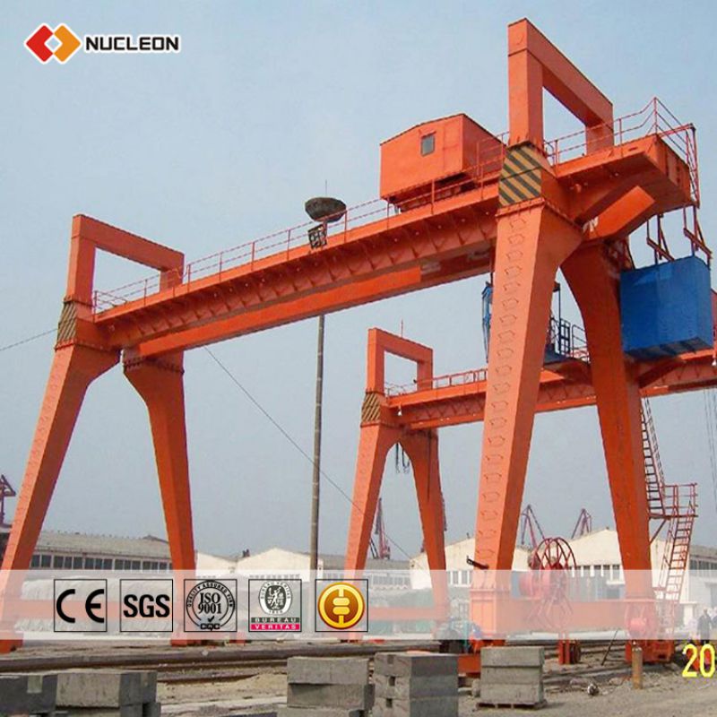 10 ton to 550 ton QD type heavy duty double beam overhead travelling crane