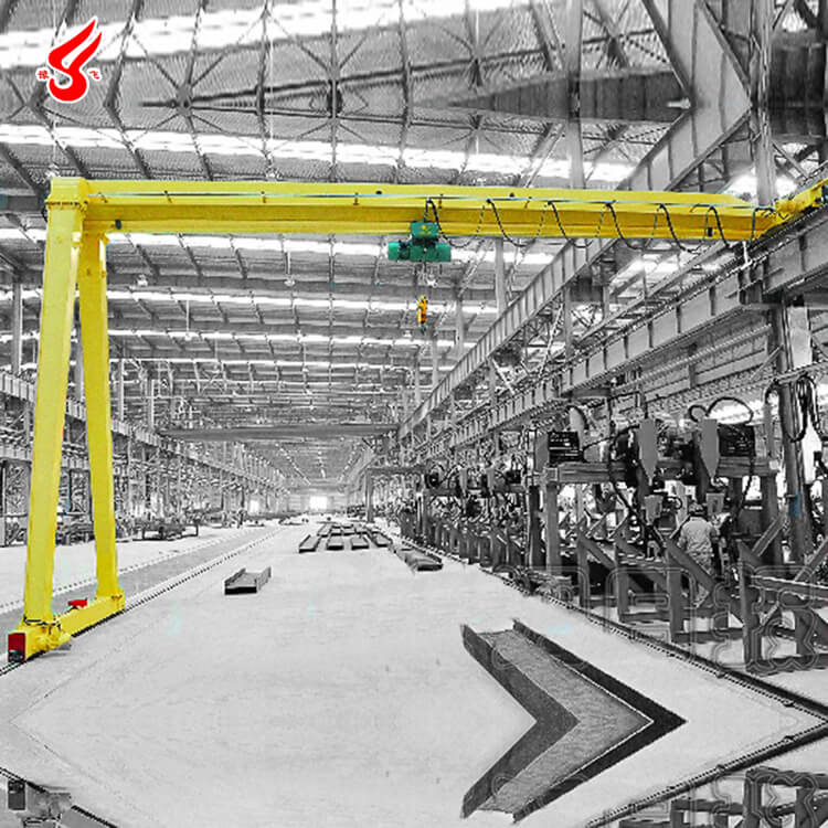 5 Ton 32 Ton Rail Semi Gantry Cranes