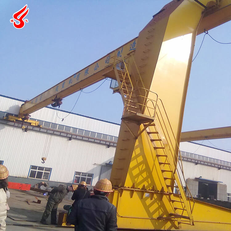 5 Ton 32 Ton Rail Semi Gantry Cranes