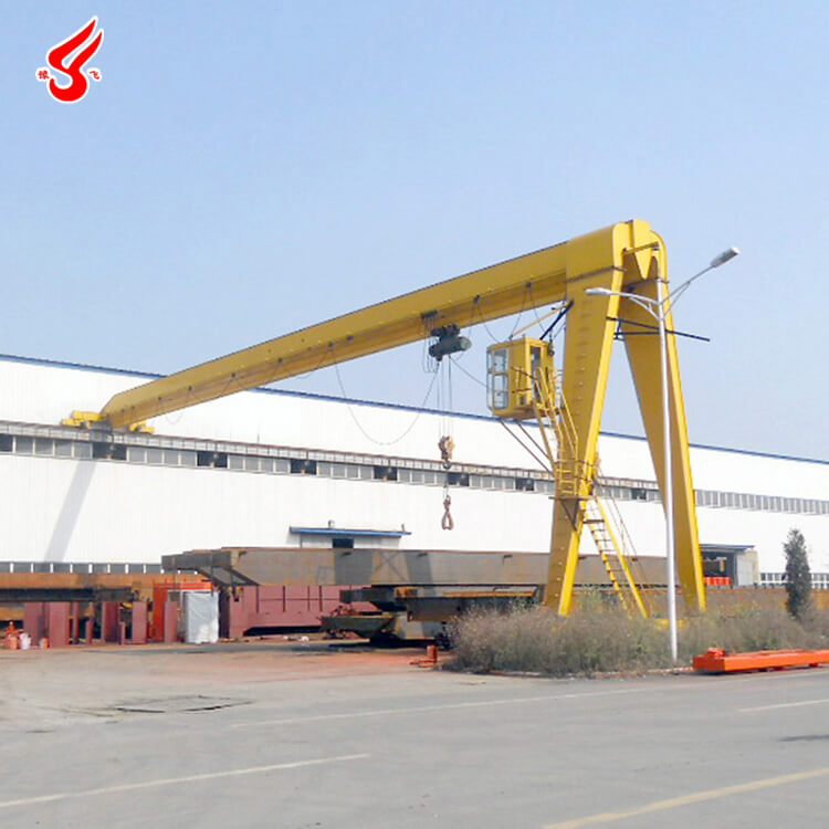 Light Duty BMH Single Girder Semi Gantry Crane