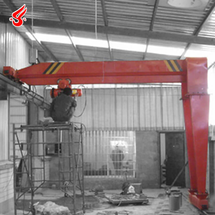 Light Duty BMH Single Girder Semi Gantry Crane