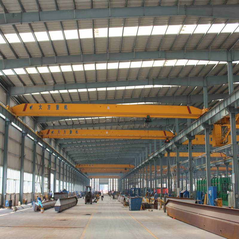 Dafang 10t singer girder overhead crane for sale