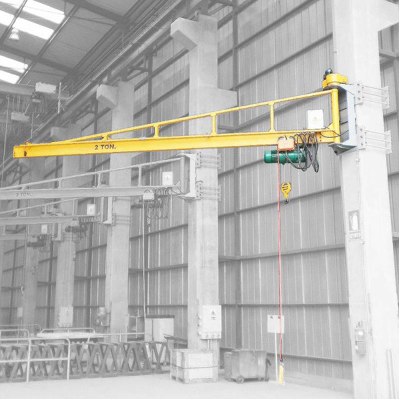 Hot Selling Wall Mounted Jib Crane with Electric Wire Rope Hoist