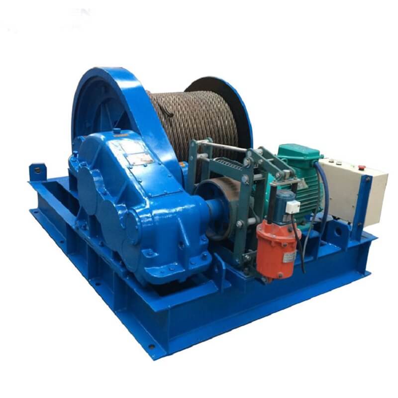 JM Model Electric winch(15m/min) used in mining area