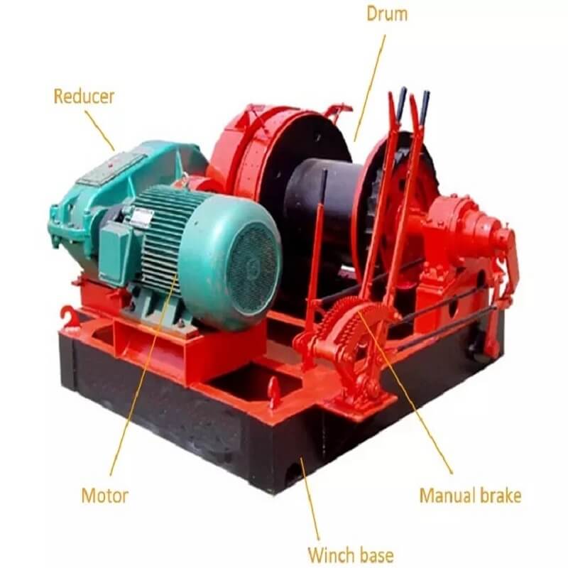 JKL model high speed 2ton manual hand winch