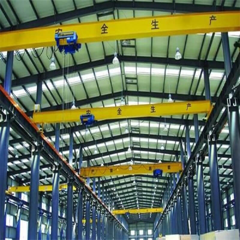 8t low headroom single girder overhead bridge crane