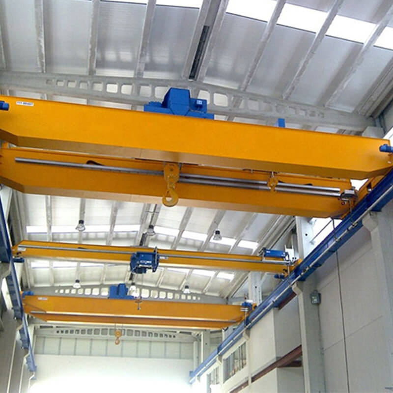 25T Double beam trolley frame traveling overhead crane