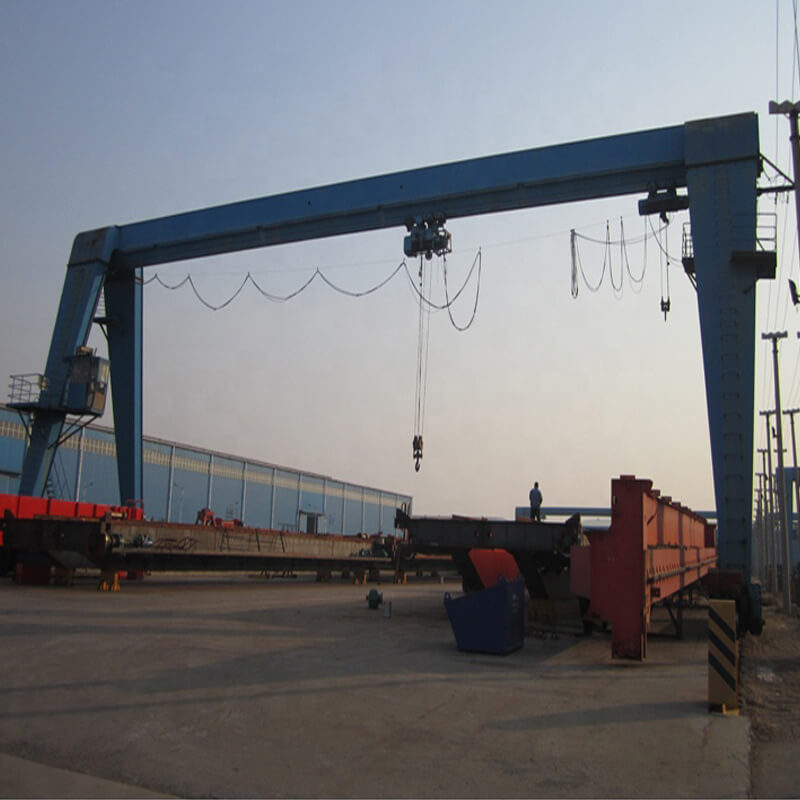 32 ton electric hoist single girder gantry crane used in outdoor