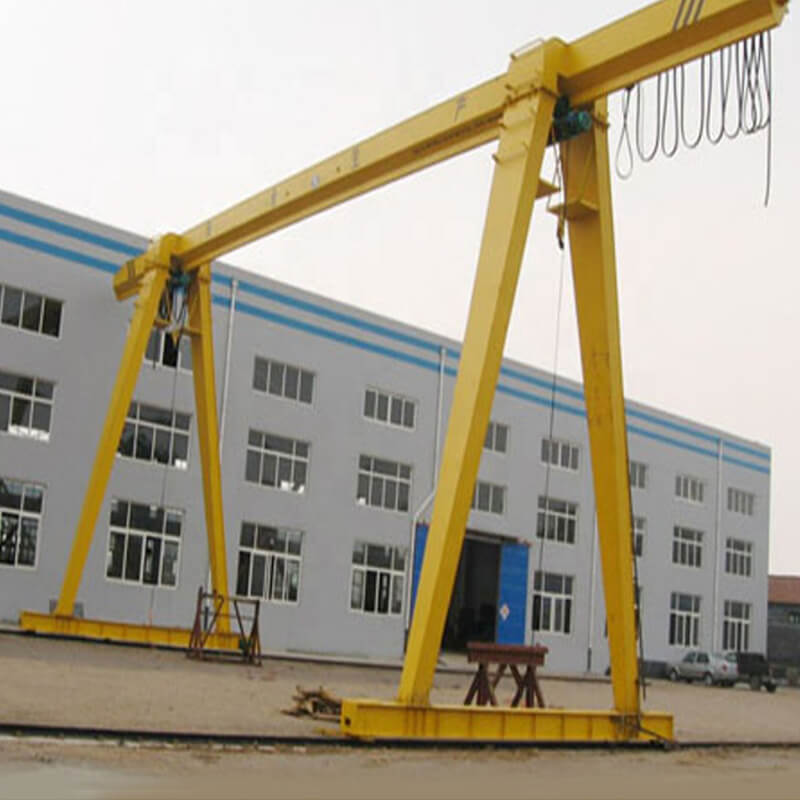 32 ton electric hoist single girder gantry crane used in outdoor