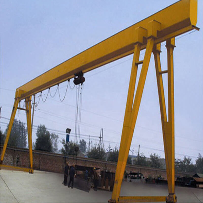 32 ton electric hoist single girder gantry crane used in outdoor