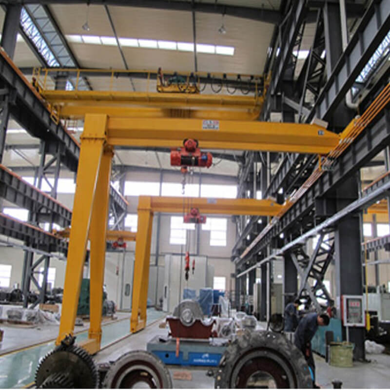 High Quality 5 to 32 ton single girder semi shop gantry crane for sale