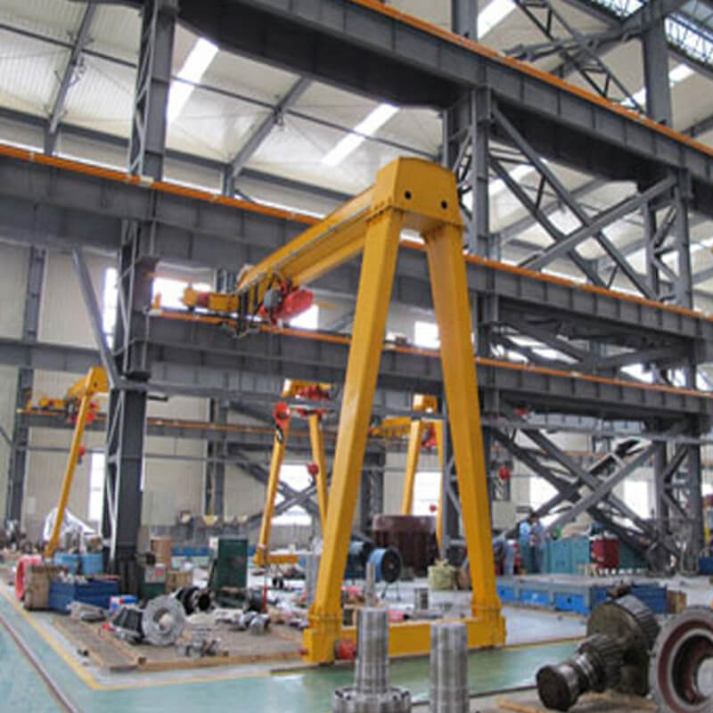 High Quality 5 to 32 ton single girder semi shop gantry crane for sale