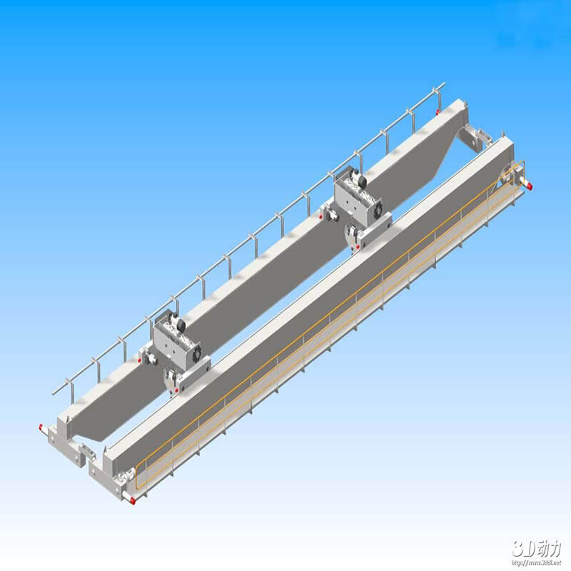 QE DOUBLE TROLLEY OVERHEAD CRANE