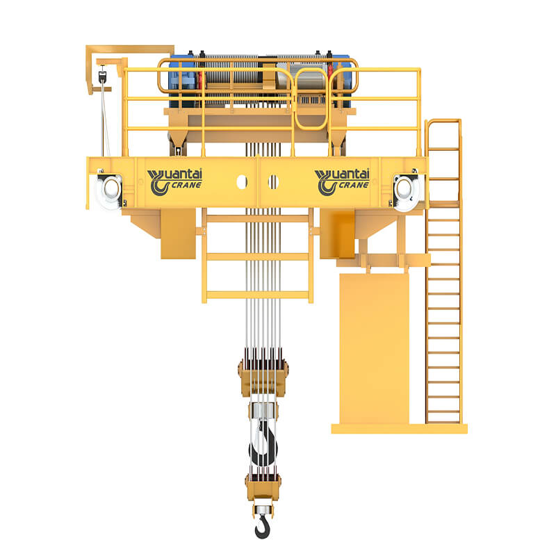 QD Double Girder Overhead Bridge Crane With Hook