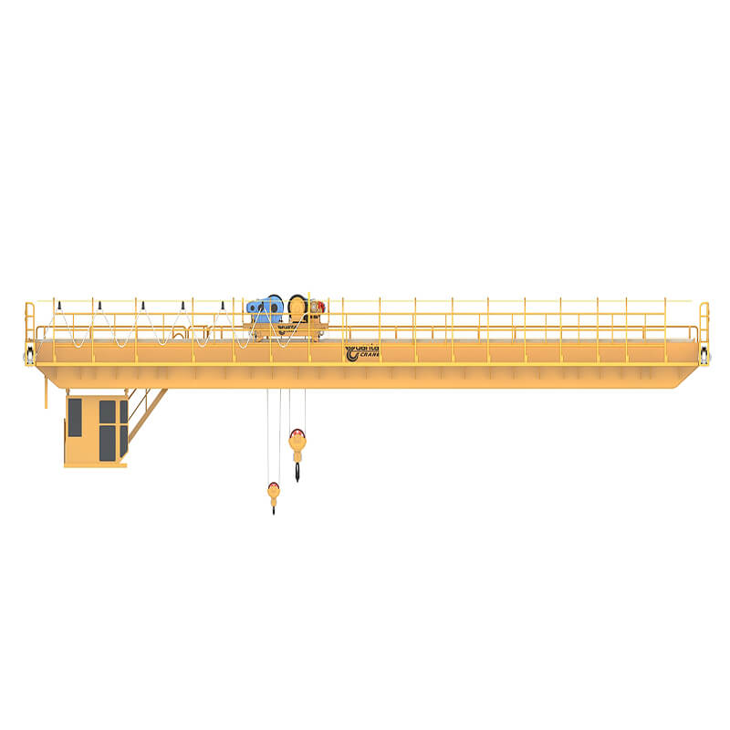 QD Double Girder Overhead Bridge Crane With Hook