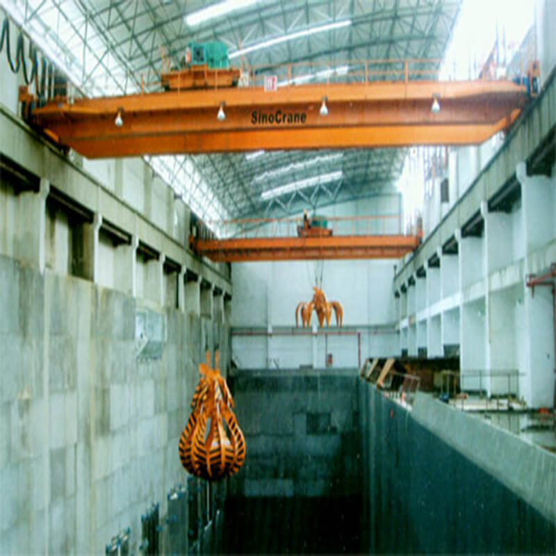 QZ Double Beam Overhead Crane with Grab Bucket