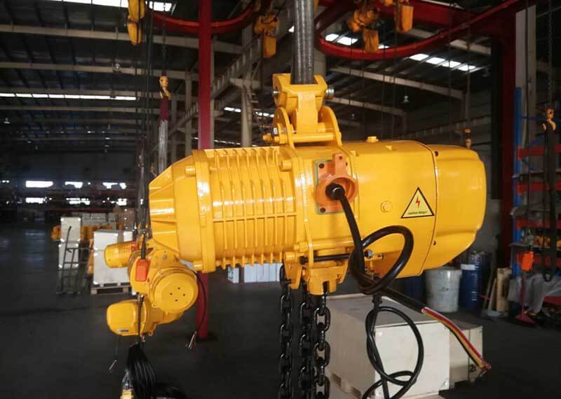 Philippine customer orders 5 tons of electric chain hoist