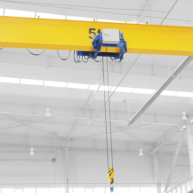 overhead crane with hook 5t 12m made