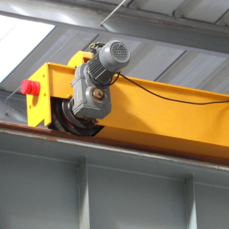 Real application photo of double girder overhead crane