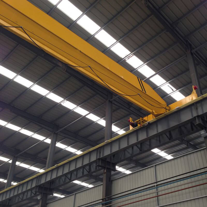 Real application photo of double girder overhead crane