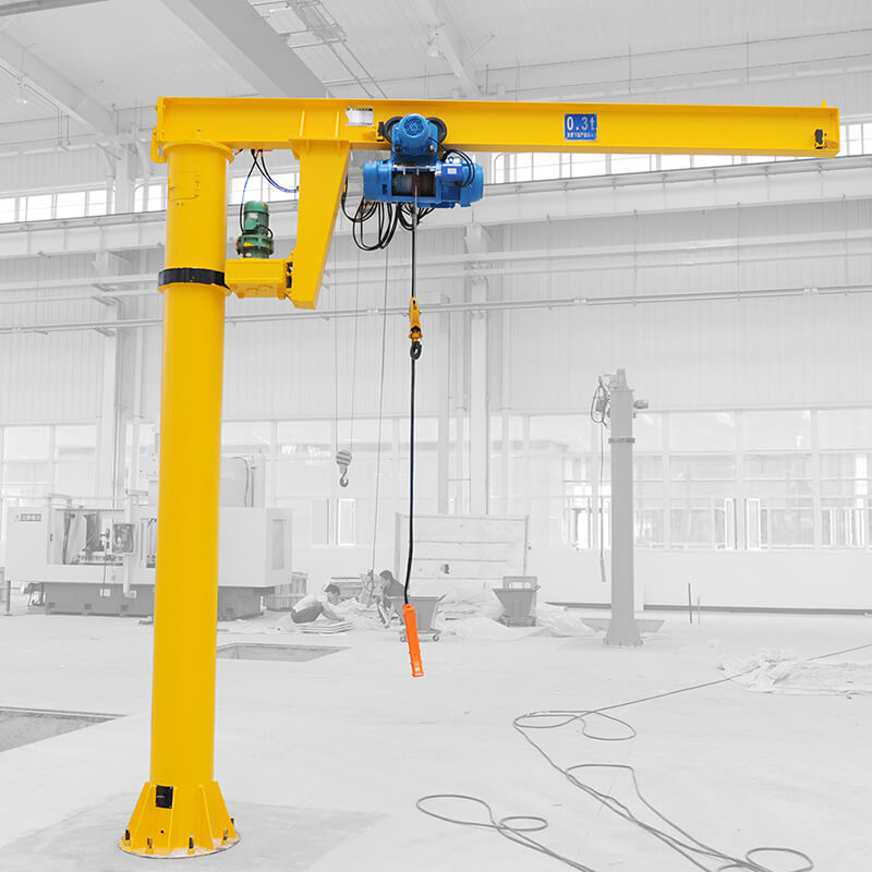 16T folding jib tower crane electric hoist