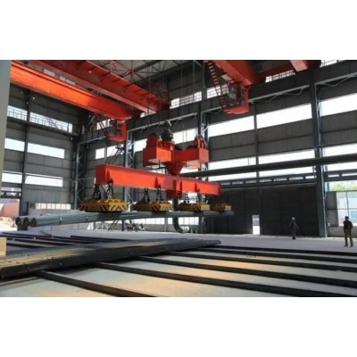 Double Girder Electromagnet Overhead Eot Crane with Wire Rope Hoist