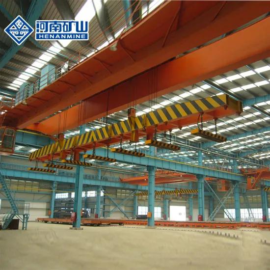 5~20tons Double Girder Electromagnet Bridge Overhead Crane with Carrier Beam