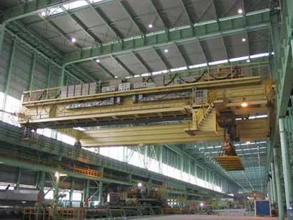 5~20tons Double Girder Electromagnet Bridge Overhead Crane with Carrier Beam