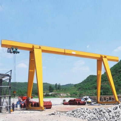 Mh Model Electric Hoist Single Girder Gantry Crane 10 Ton