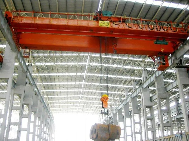 ISO CE 100 Ton Electric Double Beam Overhead Eot Crane