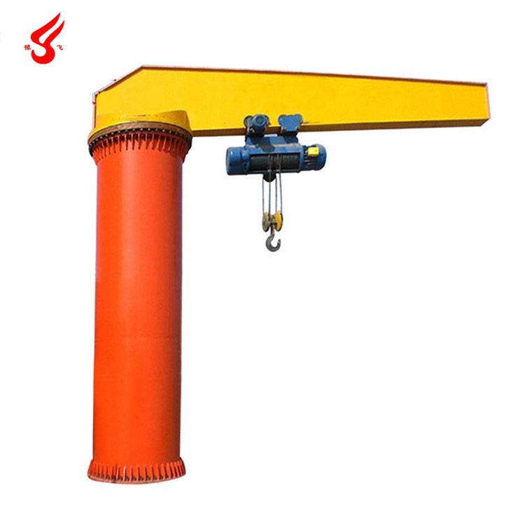 cantilever swinging arms 360 degree rotating electric jib crane