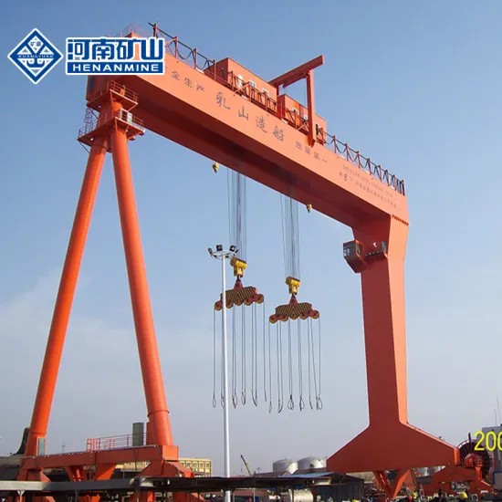 5-100tons Double Girder Rail Mounted Gantry Cranes