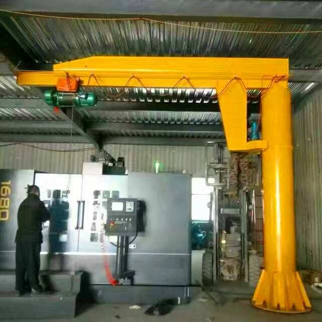 360 Degree Rotation Direction Pillar Mounted Cantilever Jib Crane