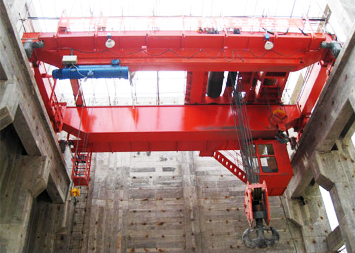 Eot Double Beam Overhead Crane-50 Ton Winch Trolly Double Girder Overhead Crane