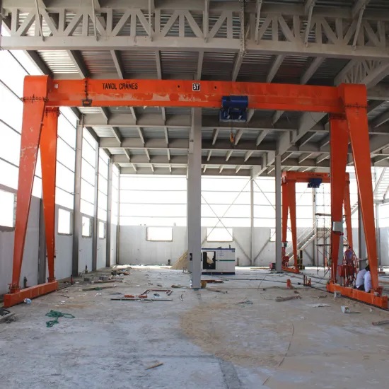 Mh Single Girder Electric Hoist Lifting Equipment 5ton Gantry Crane