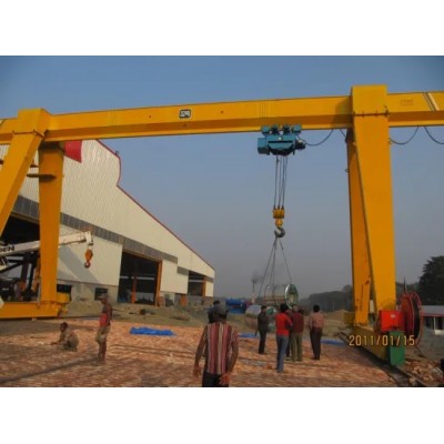 Four Wheel Single Girder Gantry Crane with Hoist Price