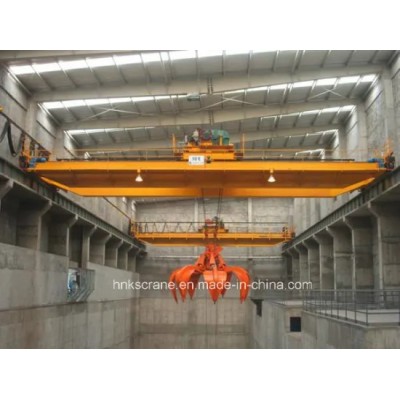 Double Beam Overhead Crane-Double Girder Grab Bucket Overhead Crane