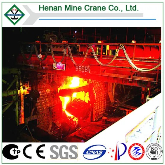 Winch Trolly Type Double Girder Casting Overhead Crane