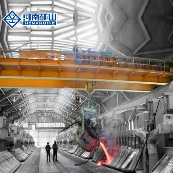 50 Ton Double Girder Overhead Crane for Foundry Workshop Casting Crane