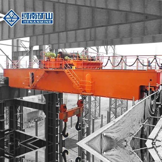 PLC Control Double Girder Overhead Crane-Metallurgy Fountry Casting Crane