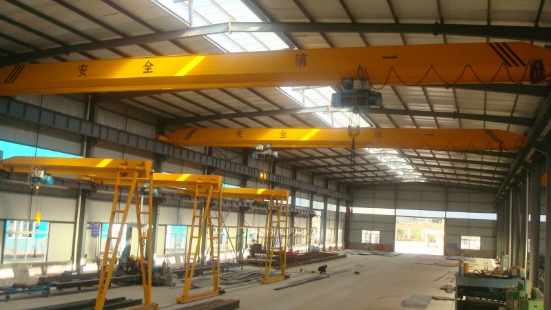 Top Running Single Girder Overhead Travelling Bridge Crane